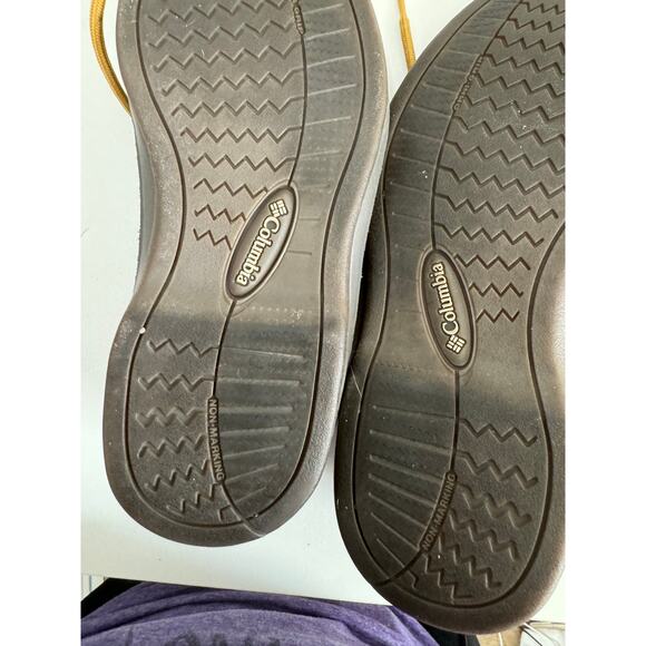 Men’s Columbia Dockside Boat Loafers Brown Leather 7 - Picture 9 of 13